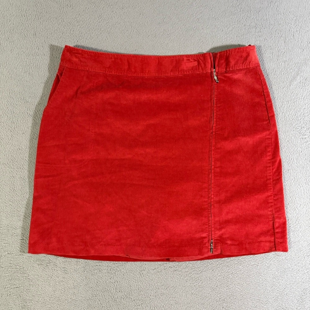 Izod XFG Golf Corduroy Skort Stretch Women's Size 24 Red Skirt